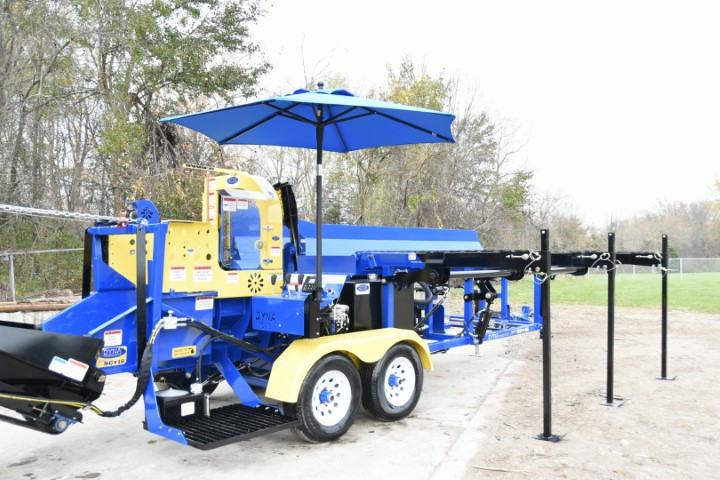 Firewood Processor with Standing Platform