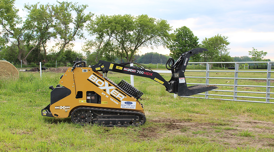 Boxer with Grapple-Dyna Firewood Processors