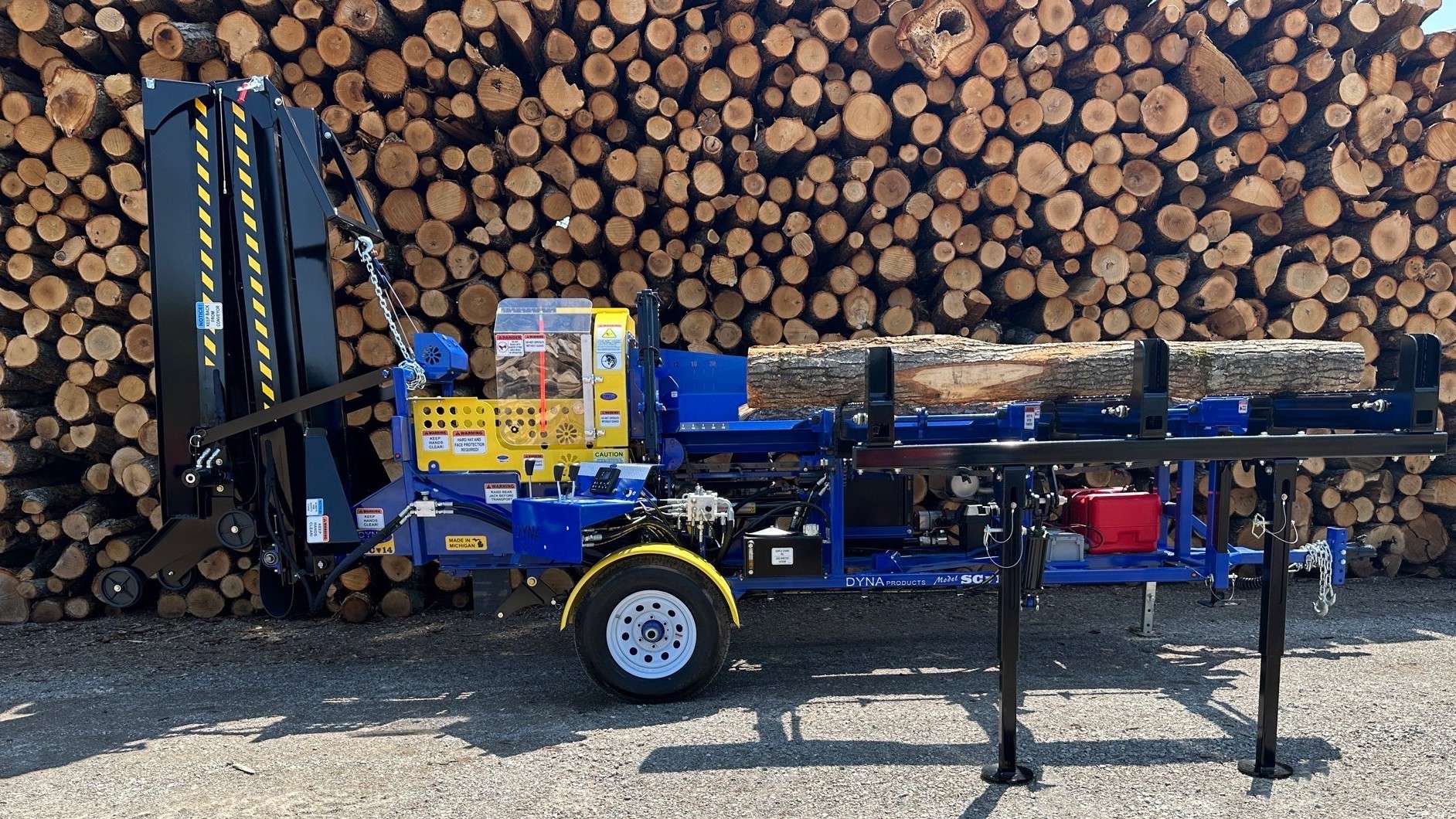 Log Deck-DYNA Firewood Processor SC-14