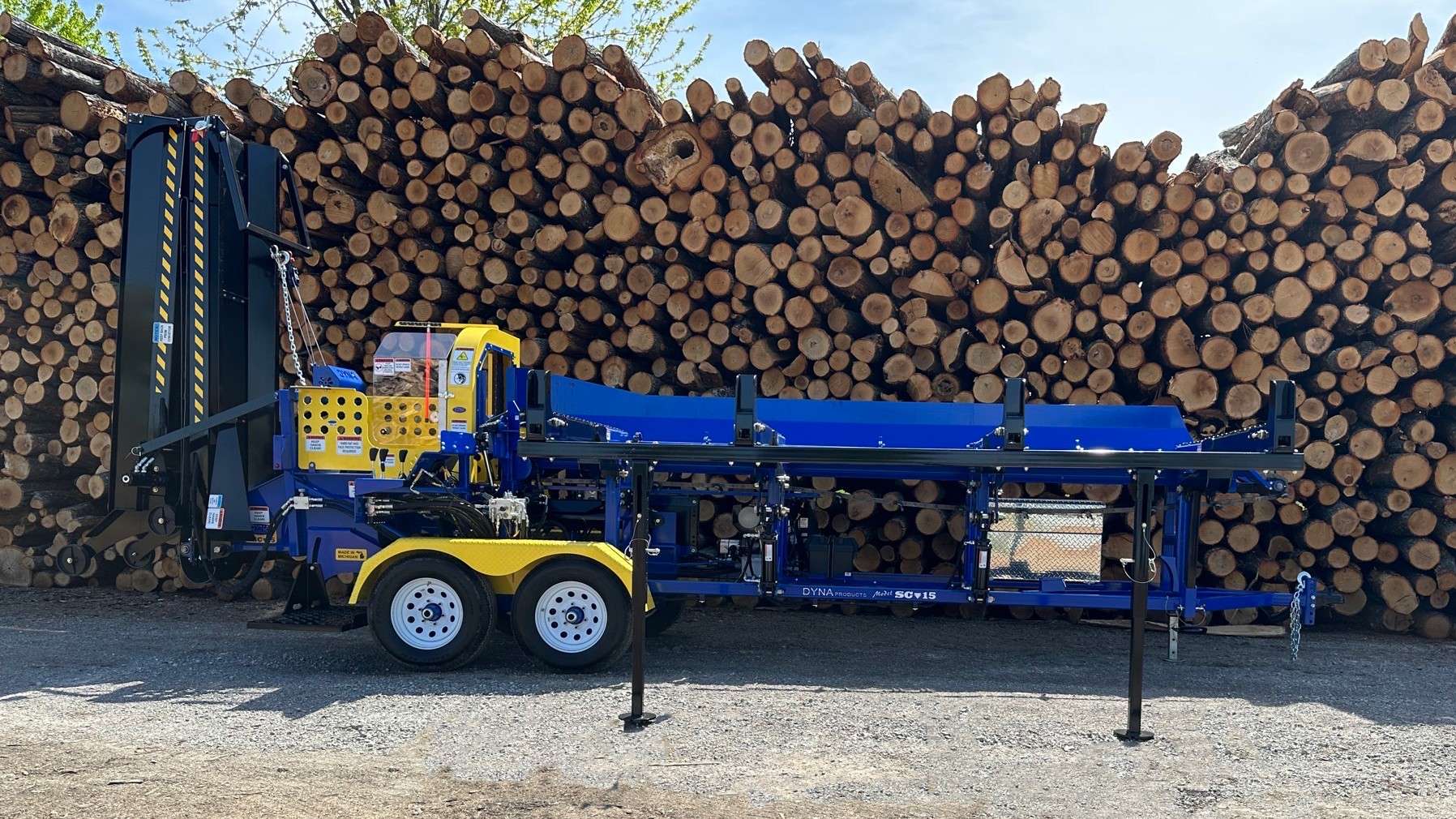 DYNA Firewood Processor SC15, wood processor machine