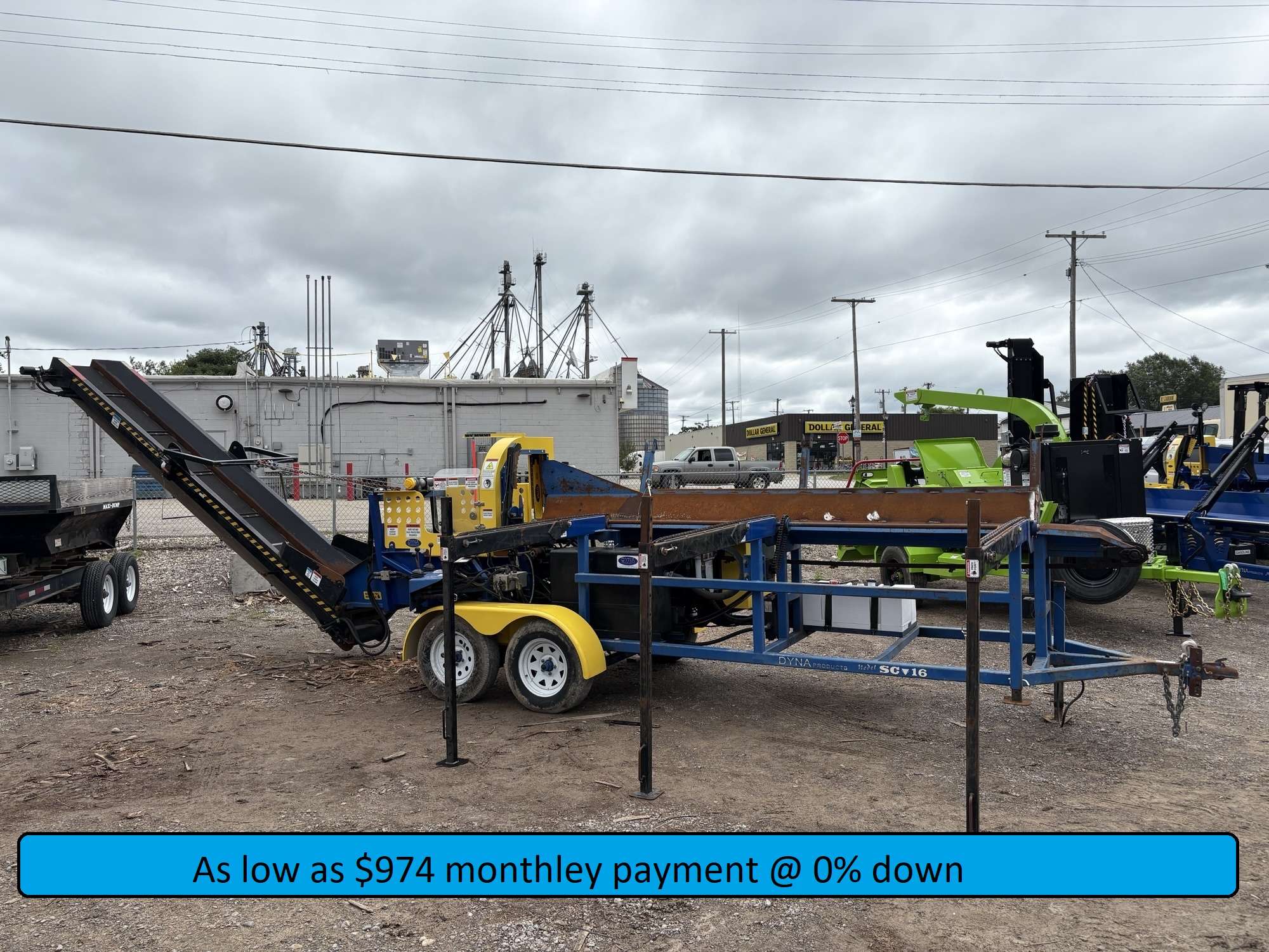 Factory Refurbished DYNA 2015 SC-16 Kubota DieselFirewood Processor