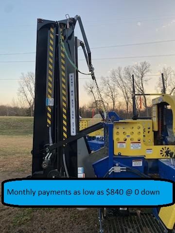 Current Running Rental Unit, Hours will accumulate DYNA 2022 SC-15 CAT DieselFirewood Processor