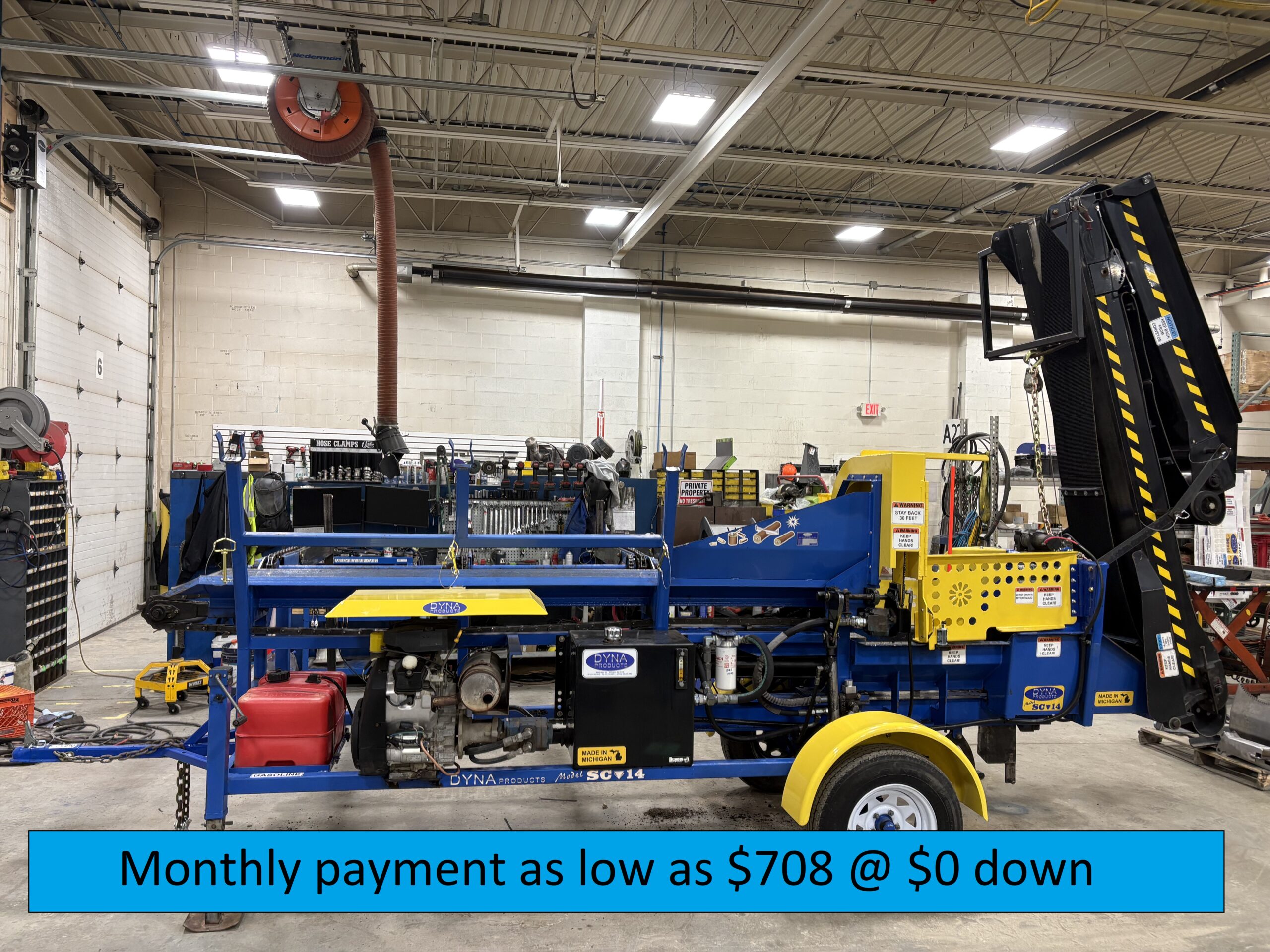 Factory Refurbished DYNA 2013 SC-14 Kohler GasFirewood Processor