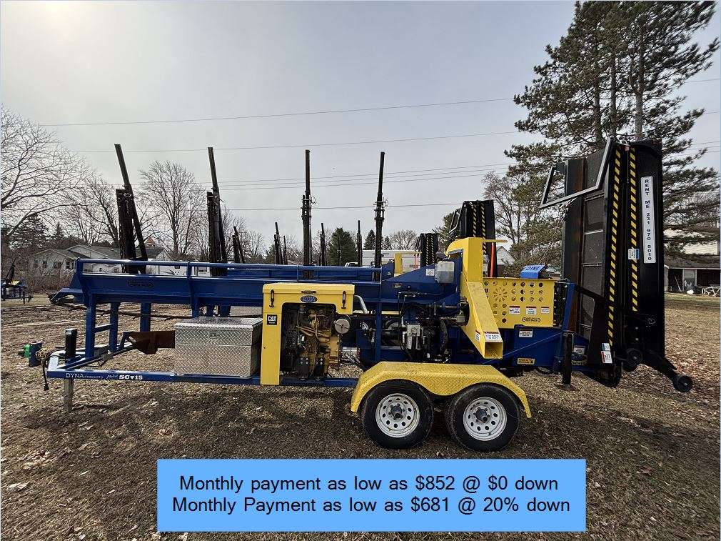 Factory Refurbished DYNA 2021 SC-15 CAT DieselFirewood Processor